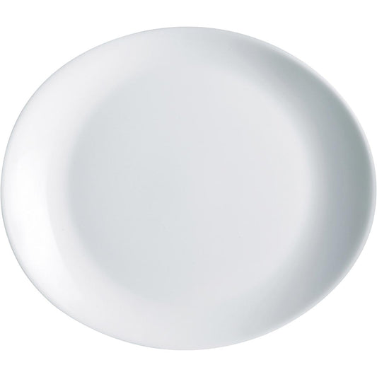 Prato Steak Luminarc Friend's Time Vidro Temperado Branco 30cm