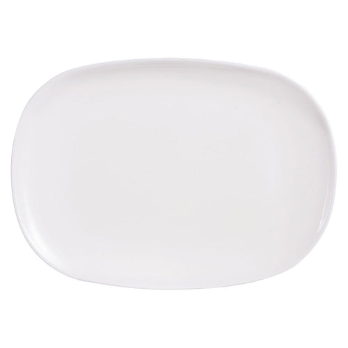 Prato Raso Luminarc Sweet Line 34cm Vidro Temperado Branco