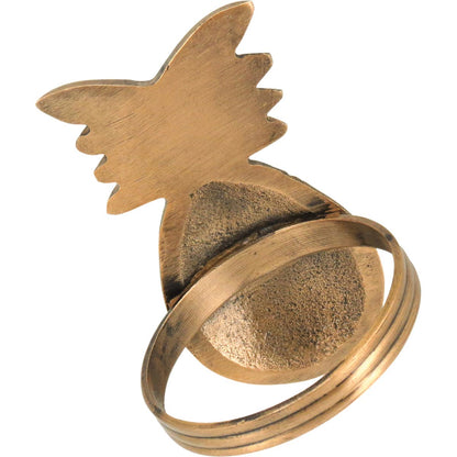 Jogo de 4 Anéis de Guardanapo Dourados Abacaxi Home&Co 6x4cm