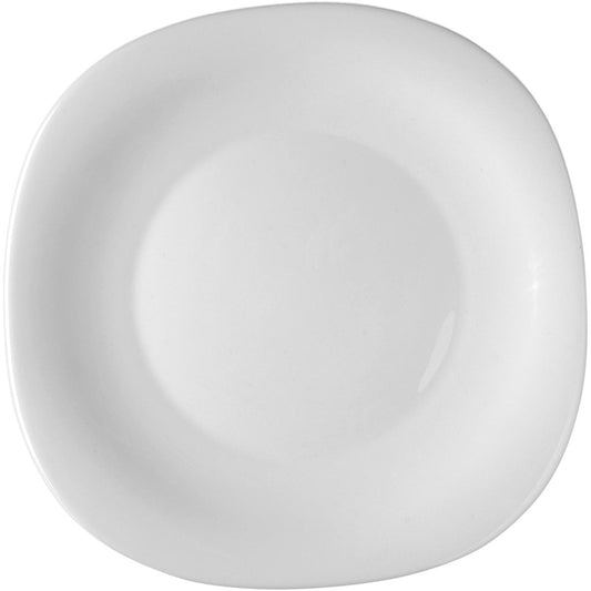 Sousplat Branco Vidro Temperado Bormioli Rocco Parma 31x31cm