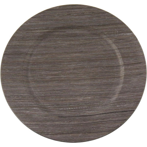 Conjunto 6 Sousplats Coloniais Polipropileno Cinza 33x33cm para Mesa