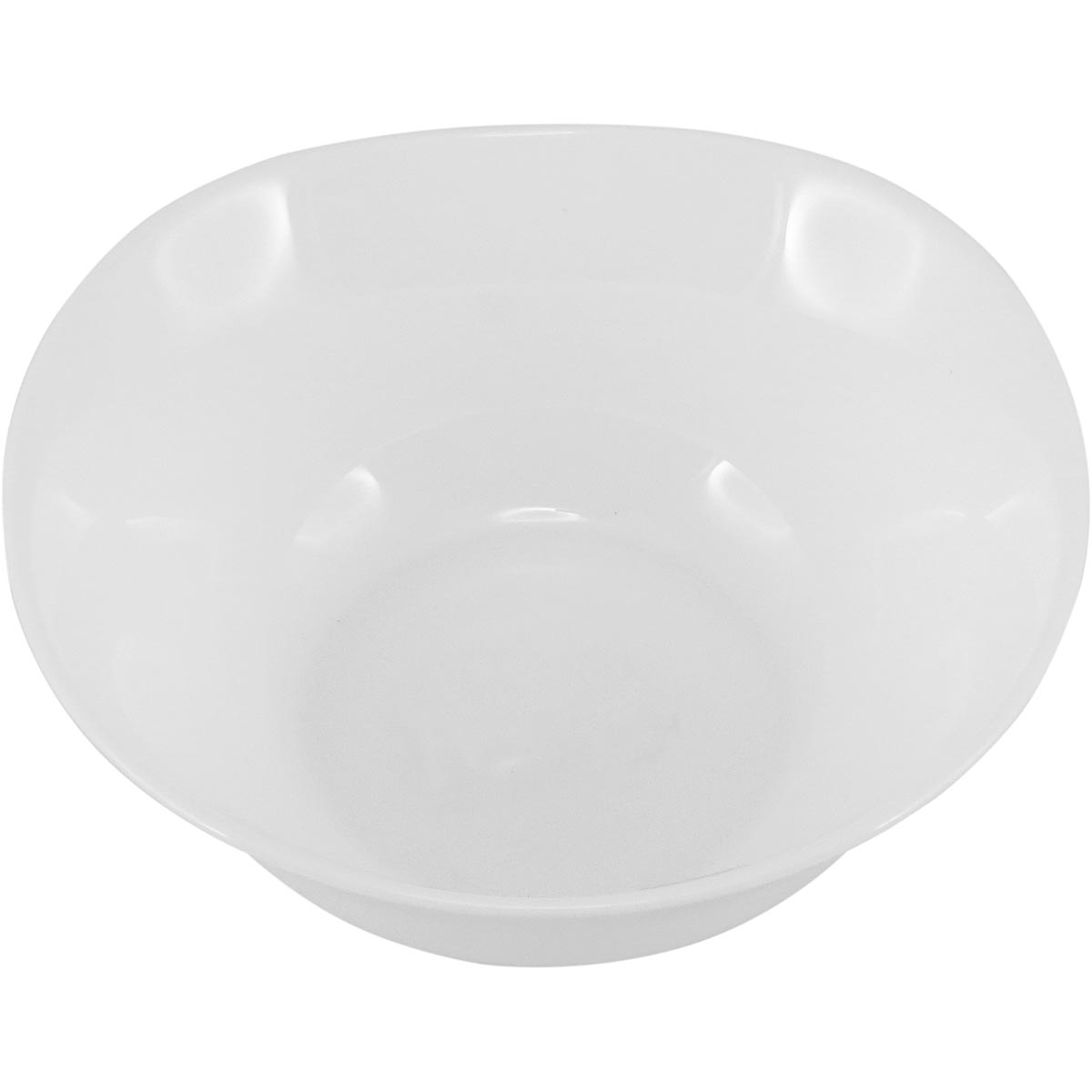 Conjunto 6 Saladeiras Vidro Temperado Bormioli Rocco Parma 400ml Branco