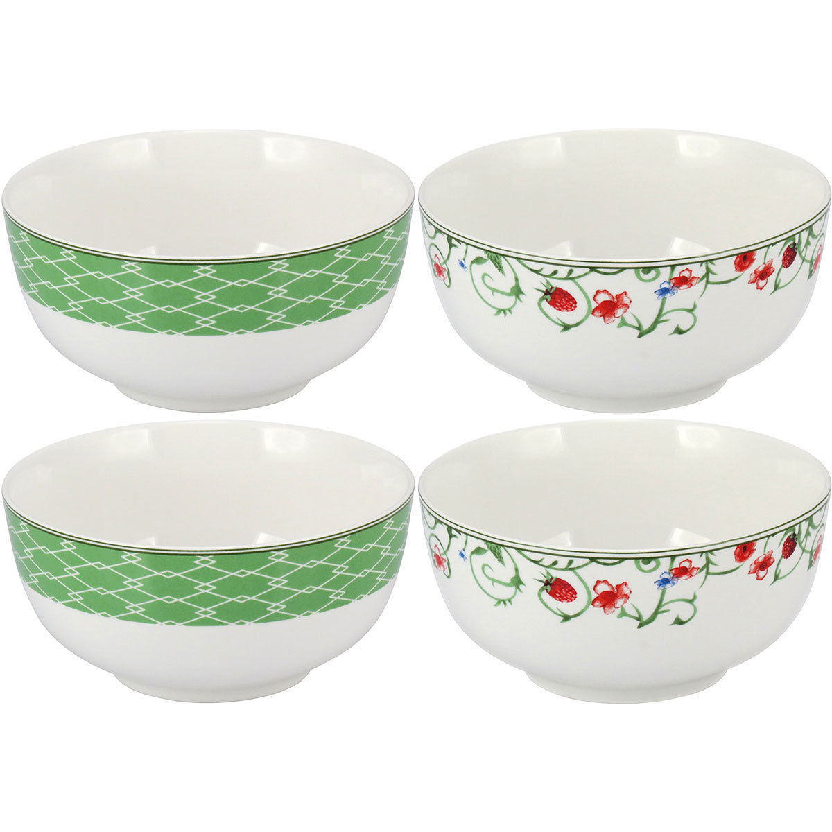 Tigela Bonechina Verde 500ml Home&Co Delicata para Cozinha