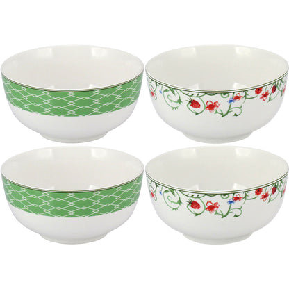 Tigela Bonechina Verde 500ml Home&Co Delicata para Cozinha