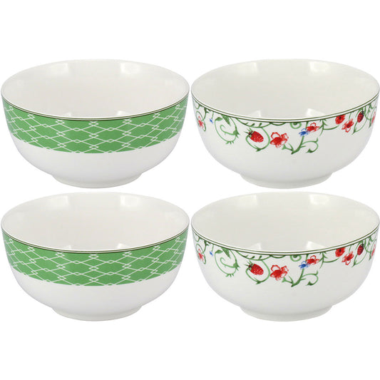 Tigela Bonechina Verde 500ml Home&Co Delicata para Cozinha