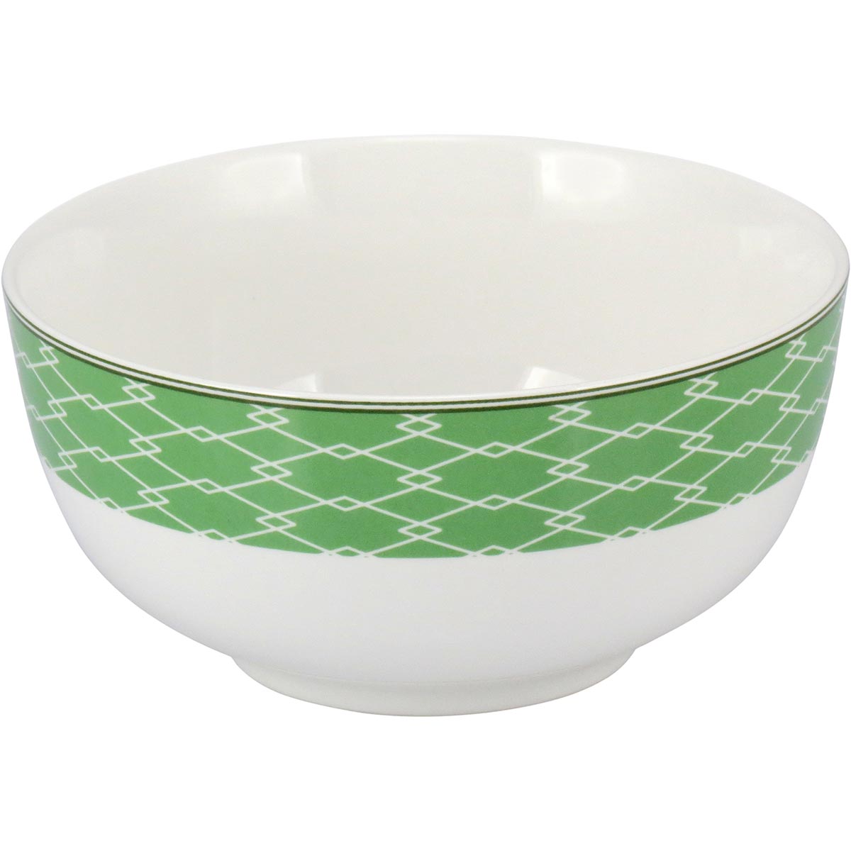 Tigela Bonechina Verde 500ml Home&Co Delicata para Cozinha