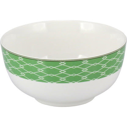 Tigela Bonechina Verde 500ml Home&Co Delicata para Cozinha