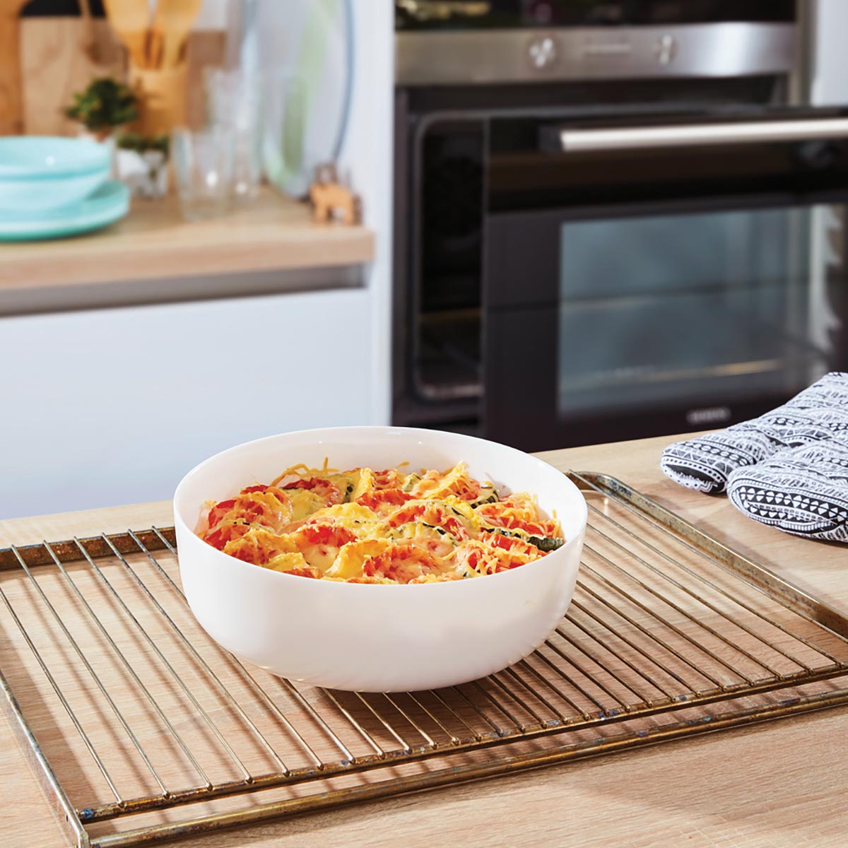 Assadeira de Vidro Temperado Luminarc Diwali 2L 21,8x21,8cm Branca