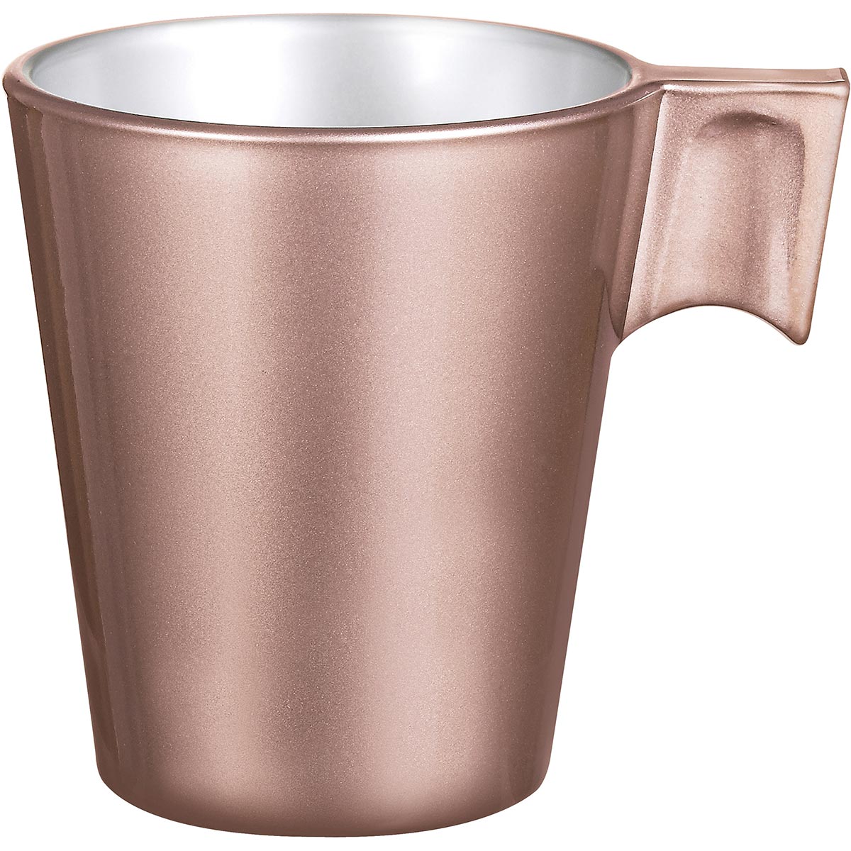 Xícara Expresso Luminarc Flashy Vidro Temperado 80ml 6x6x6cm Rosê