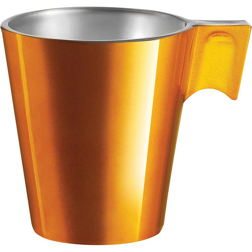 Xícara Expresso Luminarc Flashy Vidro Temperado 80ml 6x6x6cm Dourado