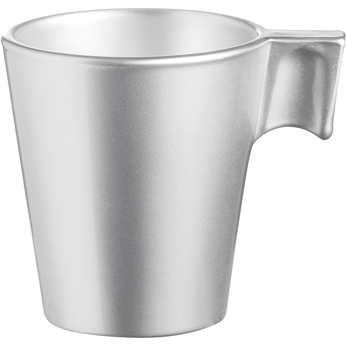 Xícara Expresso Luminarc Flashy Vidro Temperado 80ml 6x6x6cm Prata