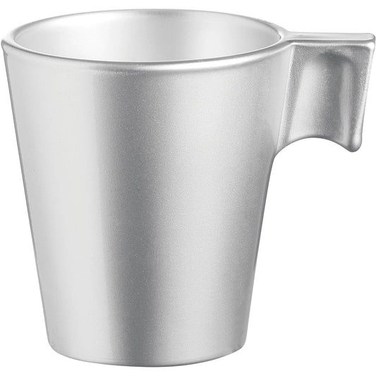 Xícara Expresso Luminarc Flashy Vidro Temperado 80ml 6x6x6cm Prata