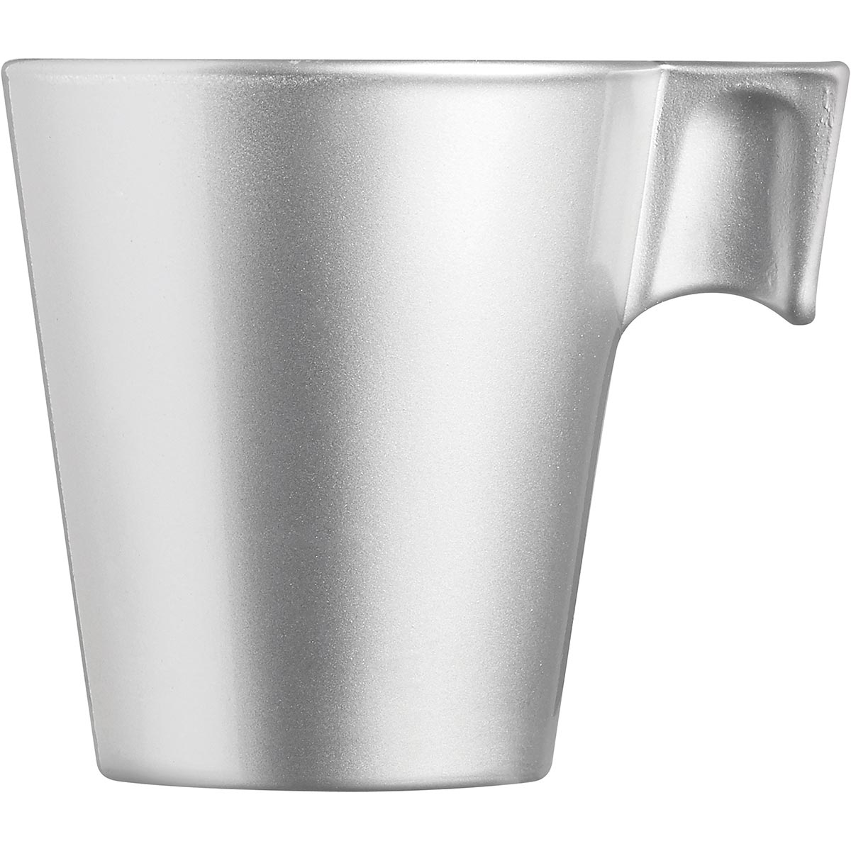 Xícara Expresso Luminarc Flashy Vidro Temperado 80ml 6x6x6cm Prata