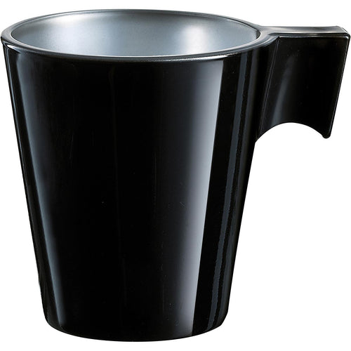 Xícara Expresso Luminarc Flashy Vidro Temperado 80ml 6x6x6cm Preto