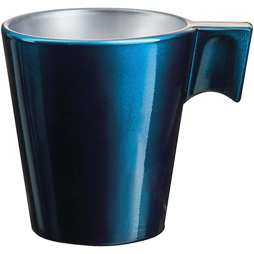 Xícara Expresso Luminarc Flashy Vidro Temperado 80ml 6x6x6cm Azul