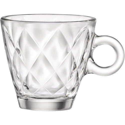 Xícara de Expresso Bormioli Rocco Kaleido 100ml Vidro Temperado Transparente