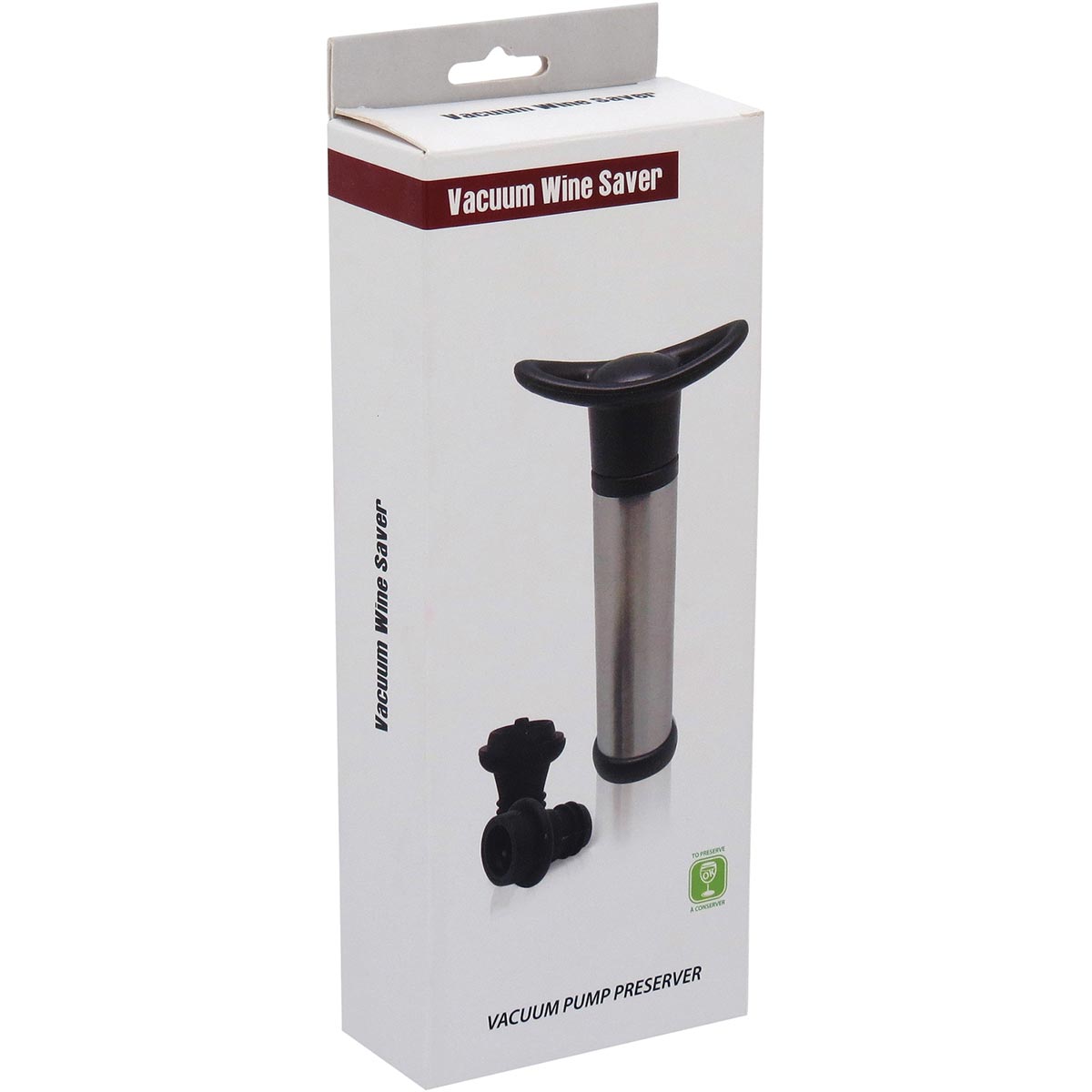 Bomba a Vácuo para Vinho Inox - Preserve Aromas e Sabores