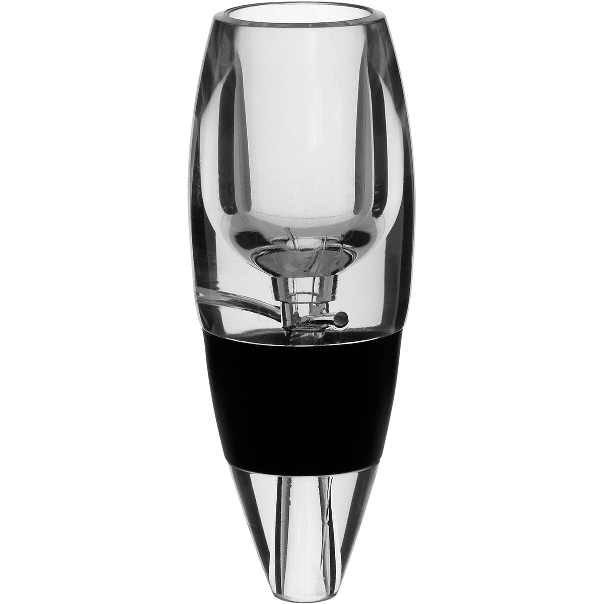 Aerador de Vinho Acrílico Transparente 15cm para Degustação