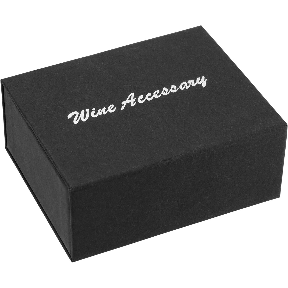 Kit Acessórios para Vinho Acrílico Preto 5x12x10cm com Saca-Rolhas