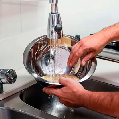 Escorredor de Arroz e Massas Aço Inox Mega Casa Outlet 24cm