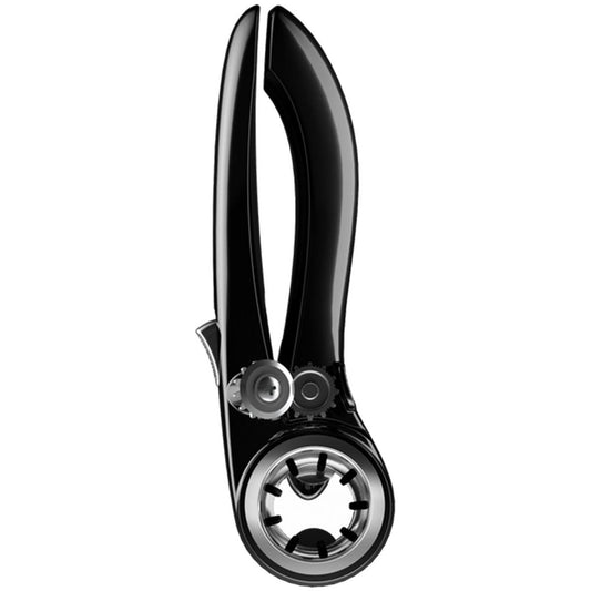 Abridor de Lata Savora Inox Preto 21cm com Garrafa Integrada