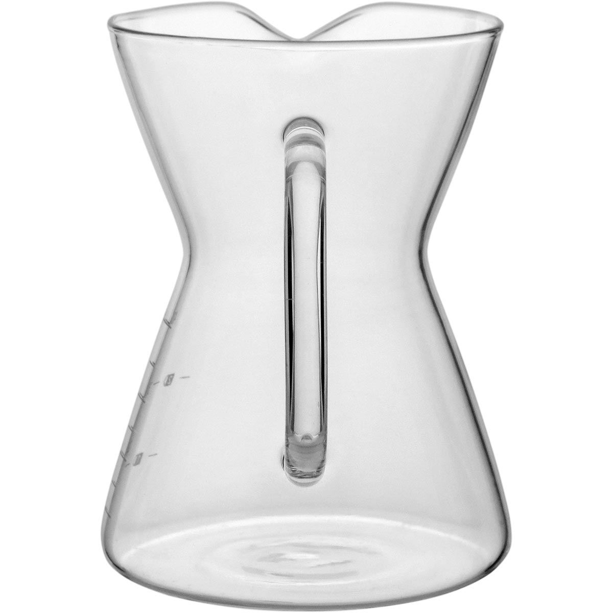 Cafeteira de Vidro Borossilicato 400ml Transparente com Filtro