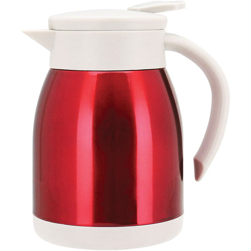 Garrafa Térmica Inox Vermelha 600ml Firenze Parede Dupla 17x15x11cm