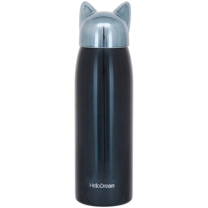 Garrafa Térmica Inox Azul Crush 320ml Parede Dupla 21x6x6cm