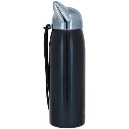 Garrafa Térmica Inox Azul Crush 320ml Parede Dupla 21x6x6cm