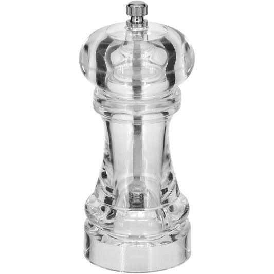 Moedor de Sal e Pimenta Nancy Acrílico Transparente 14x6cm
