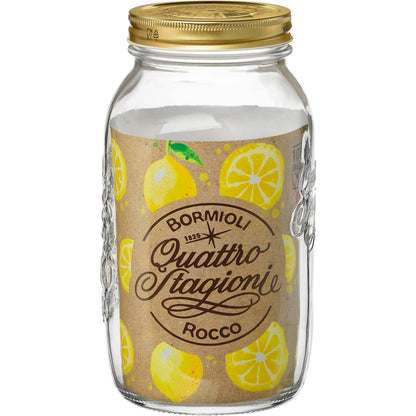 Pote de Vidro Bormioli Rocco Qstagioni 1,5L Transparente com Tampa Metal 21x11cm