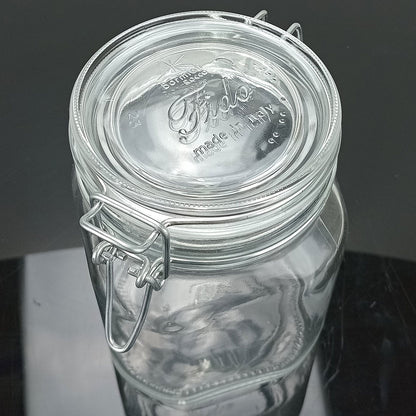 Pote Hermético de Vidro 1L Bormioli Rocco Fido Transparente 16x11cm