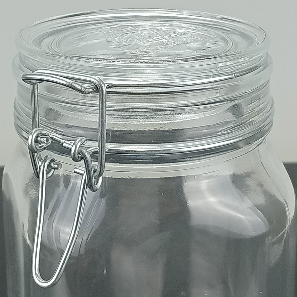 Pote Hermético de Vidro 1L Bormioli Rocco Fido Transparente 16x11cm