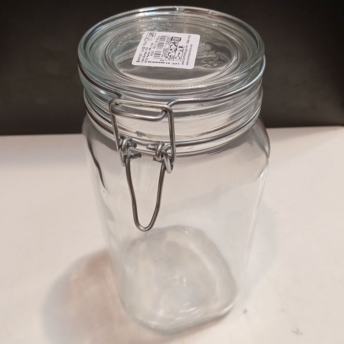 Pote Hermético de Vidro Bormioli Rocco Fido 1,5L Transparente 22x11cm