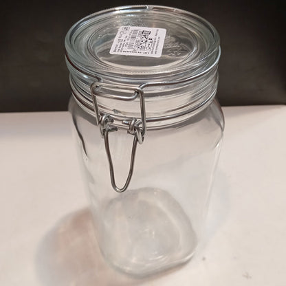 Pote Hermético de Vidro Bormioli Rocco Fido 1,5L Transparente 22x11cm