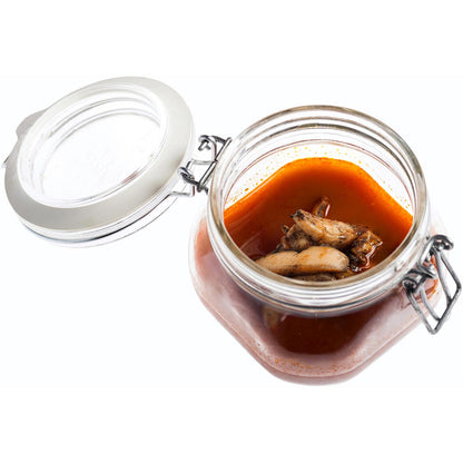 Pote Hermético de Vidro Bormioli Rocco Fido 500ml Transparente 10x10cm