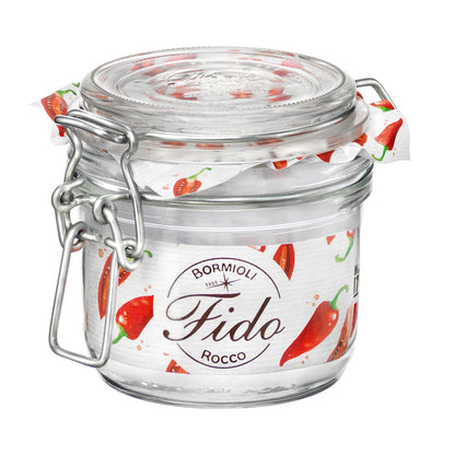 Pote Hermético de Vidro Bormioli Rocco Fido 200ml Transparente 8x8cm