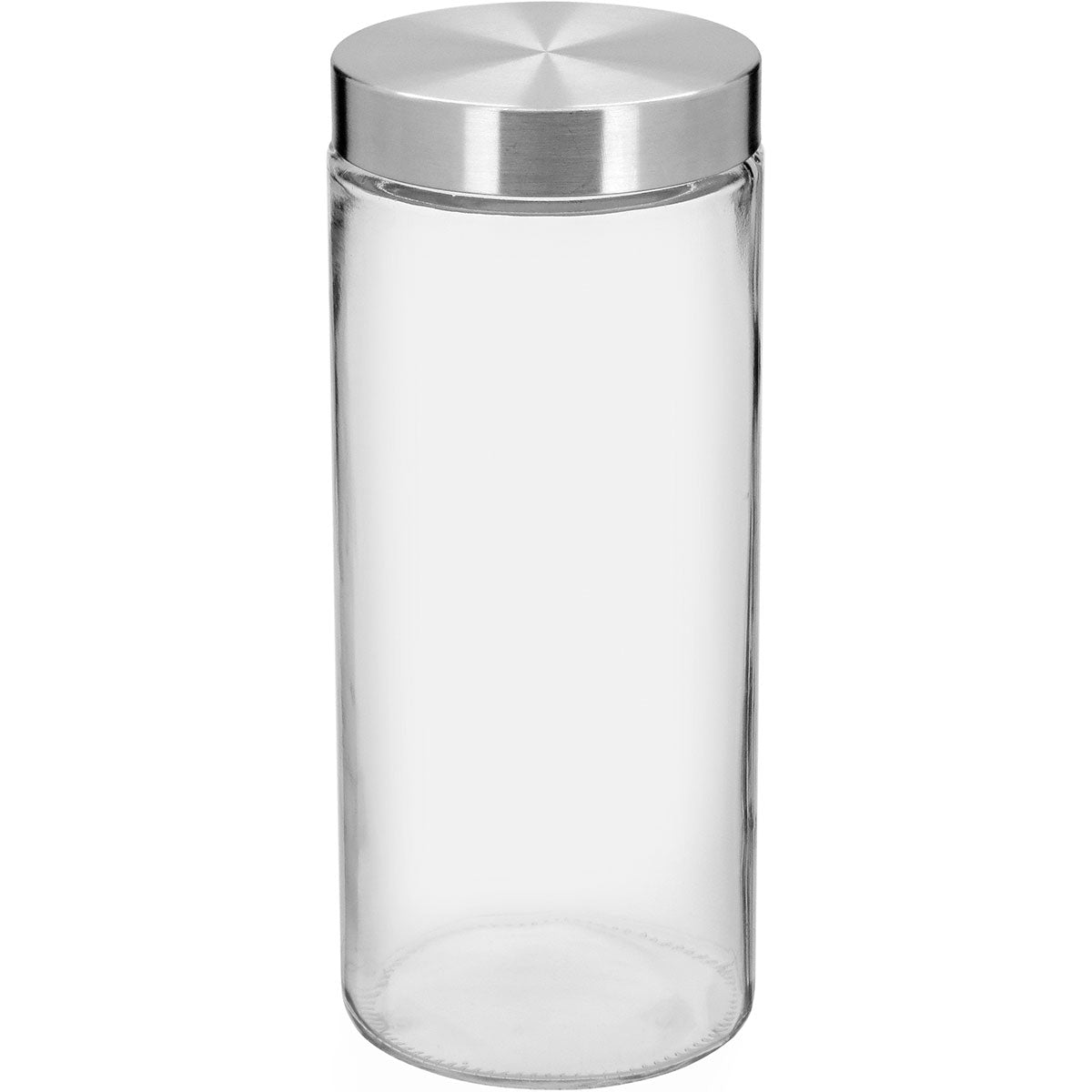 Pote de Vidro Home&Co 2,2L Transparente com Tampa de Rosca 28x11cm