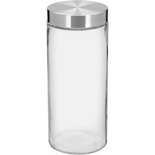 Pote de Vidro Home&Co 2,2L Transparente com Tampa de Rosca 28x11cm