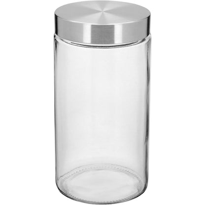 Pote de Vidro 1,6L Home&Co Transparente com Tampa de Rosca