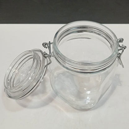 Pote Hermético de Vidro 750ml Bormioli Rocco Fido Transparente 14x11cm