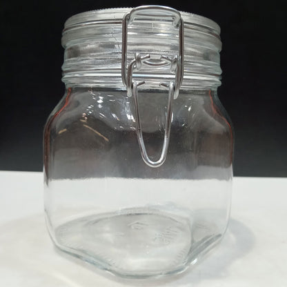 Pote Hermético de Vidro 750ml Bormioli Rocco Fido Transparente 14x11cm