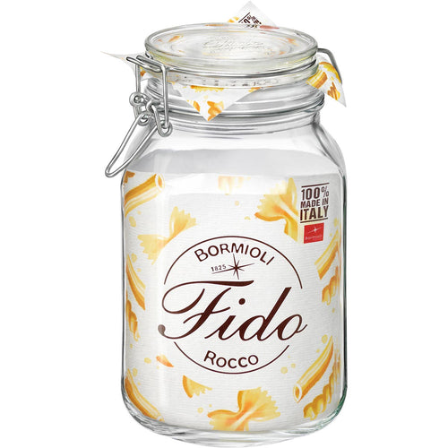 Pote Hermético de Vidro Bormioli Rocco Fido 2L Transparente 22x13cm