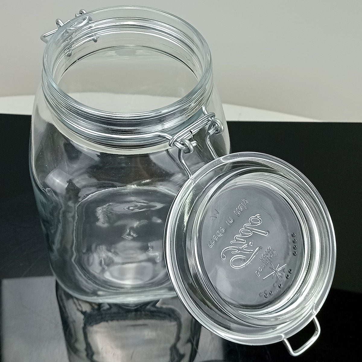 Pote Hermético de Vidro Bormioli Rocco Fido 2L Transparente 22x13cm