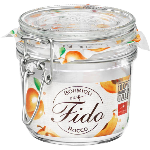 Pote Hermético de Vidro Bormioli Rocco Fido 350ml Transparente