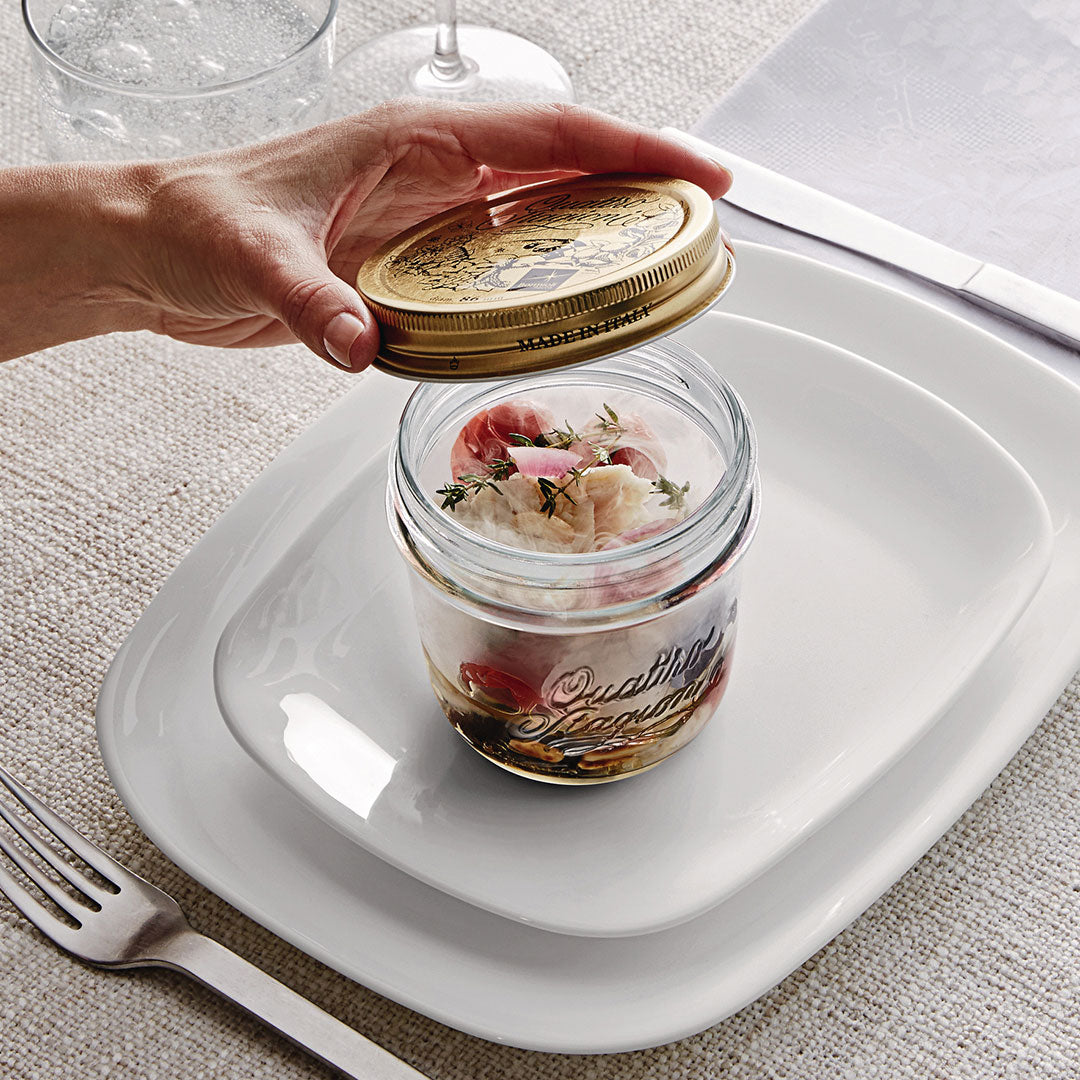 Pote de Armazenamento Vidro Bormioli Rocco Qstagioni 320ml Transparente