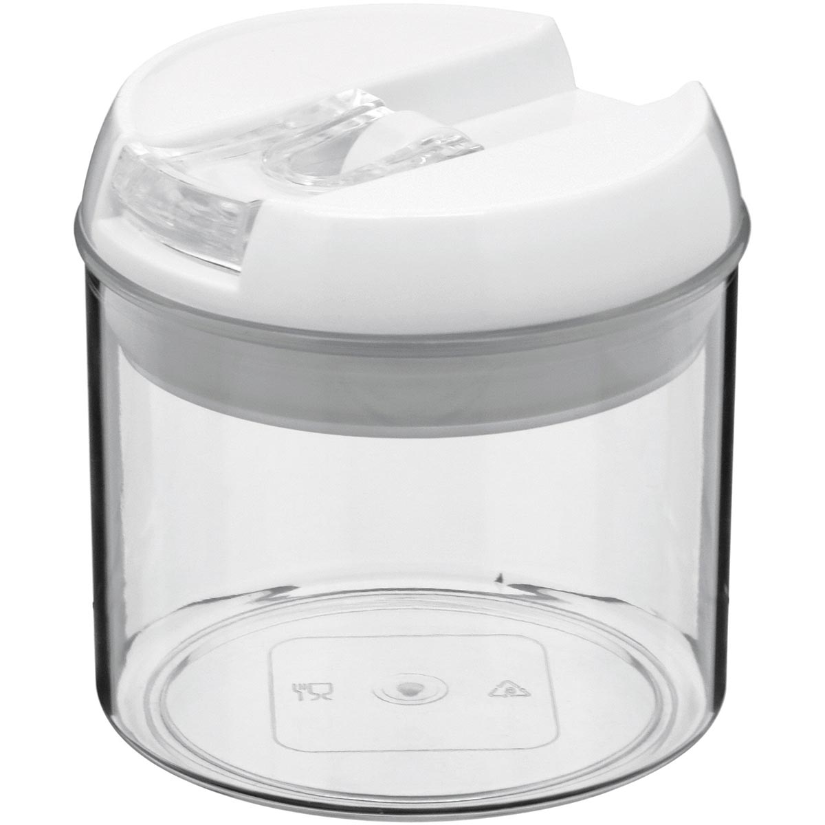 Pote Hermético Plástico 400ml Pratik Transparente para Alimentos