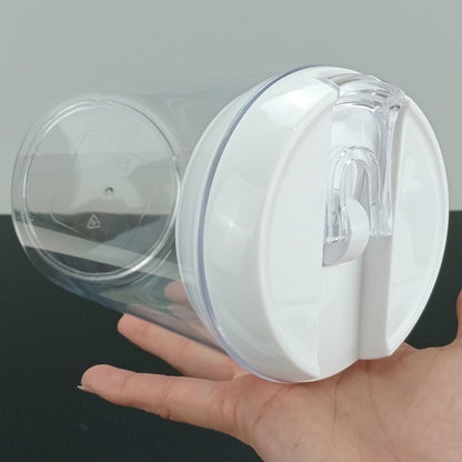 Pote Hermético Pratik 750ml Plástico Transparente 16x10x10cm