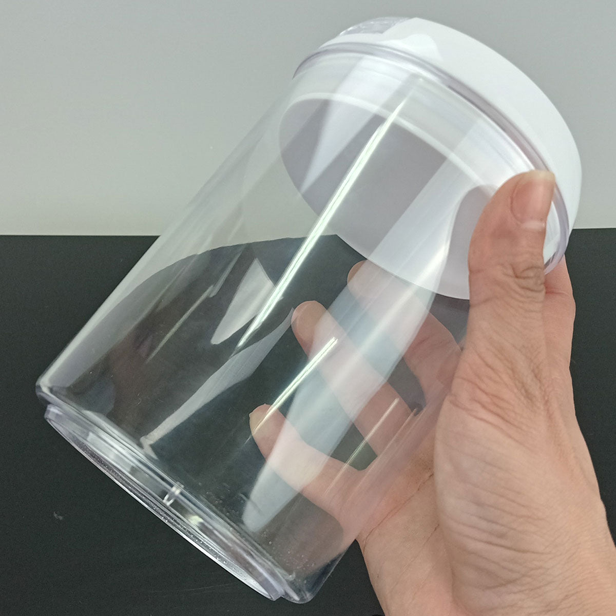 Pote Hermético Pratik 750ml Plástico Transparente 16x10x10cm