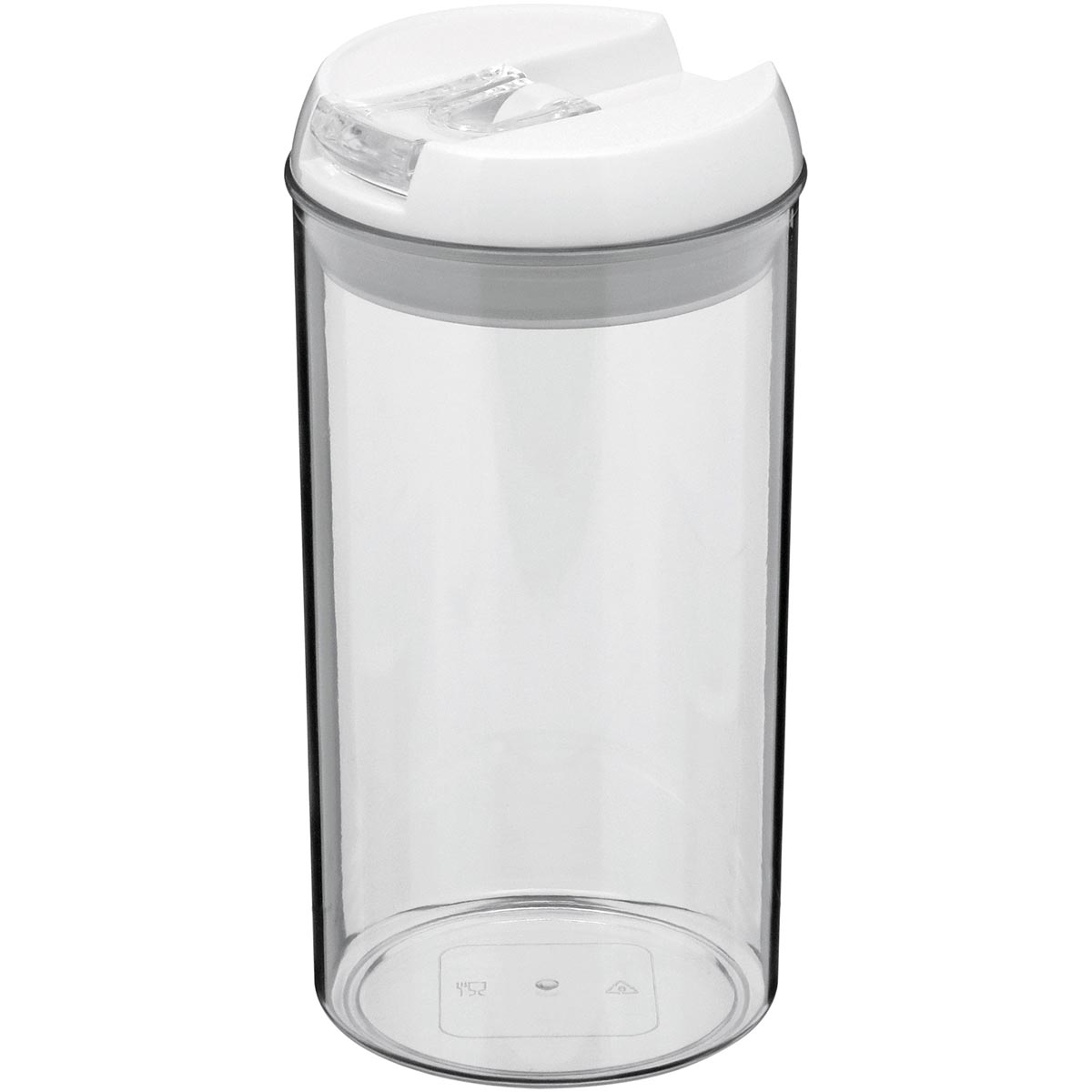 Pote Hermético Pratik Plástico Transparente 1,1L 21x11x11cm